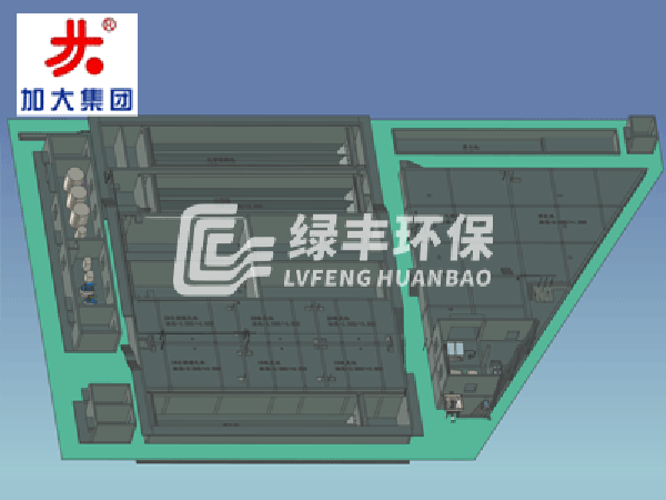 江西加大集团3000m³/d屠宰猪废水处理工程